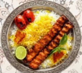 Chicken Kabab with Rice