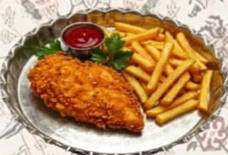 Chicken Steak with French Fries