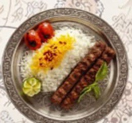 Mutton Kabab with Rice