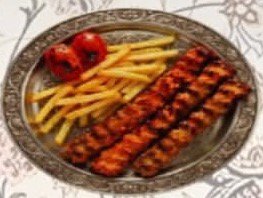 Chicken Kabab with French Fries
