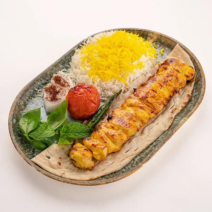 جوجه كباب بالزعفران