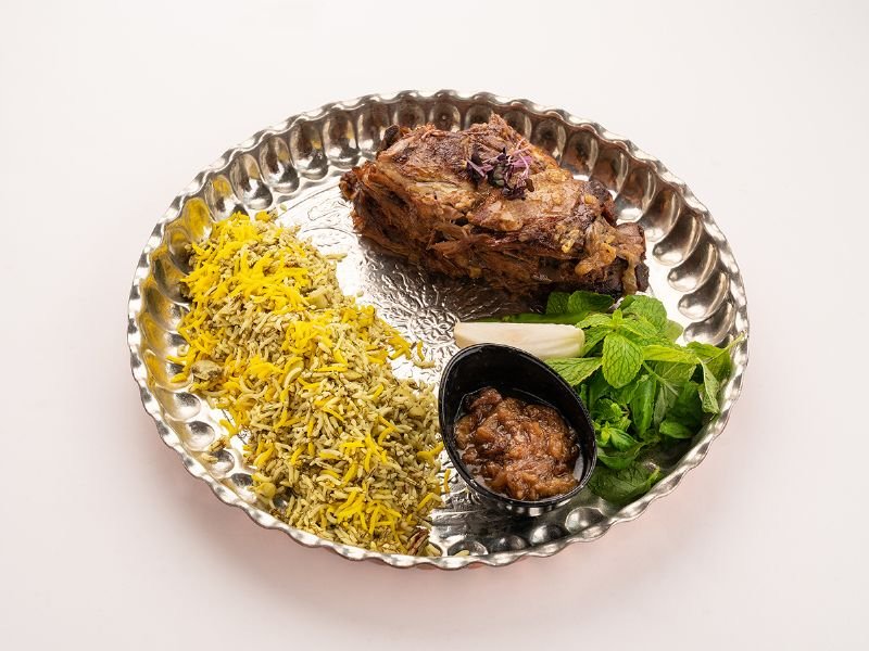 باقلي بلو مع رقبة الضأن