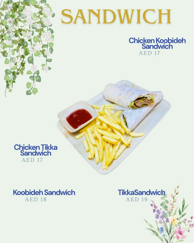 Chicken Kebab Sandwich