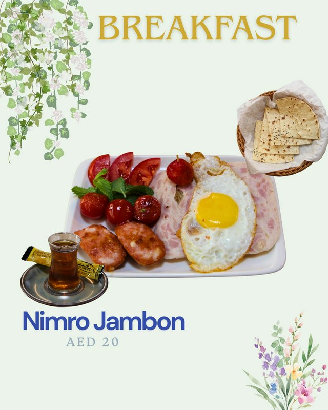 Fried Eggs with Ham