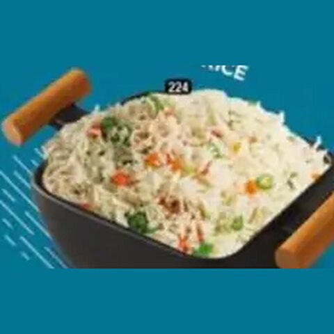 أرز مقلي بالخضار