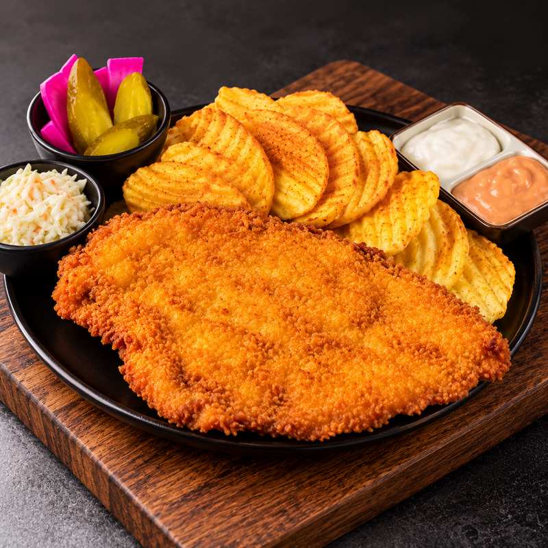 Chicken Escalope Meal