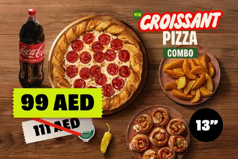 Croissant Pizza Combo - All flavors
