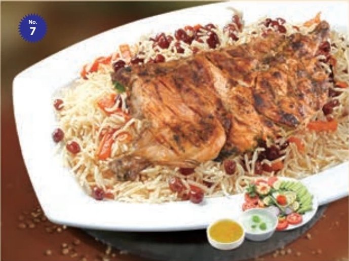 Afghan Pulao with Charcoal Chicken