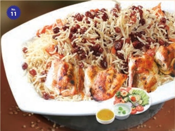 Afghan Pulao with Chicken Boti