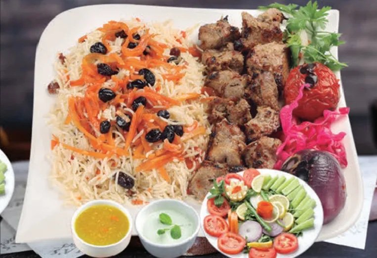 Afghan Mix Grill with Pulao