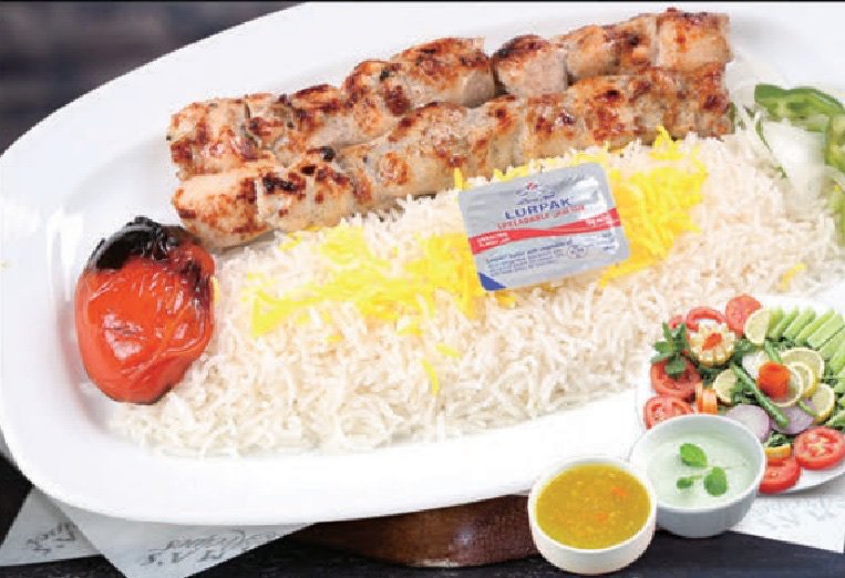 Joojeh Kebab with Persian Rice