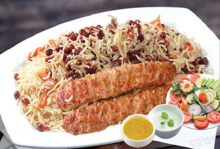 Afghan Pulao with Charcoal Chicken